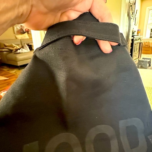 BRAND NEW BLACK "MOOD" TOTE/LAPTOP/BOOKBAG BLACK w/BLACK LETTERS - Picture 4 of 7